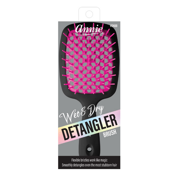 Annie Wet & Dry Detangler Brush (Black)