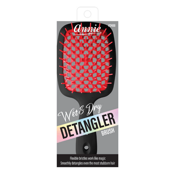 Annie Wet & Dry Detangler Brush (Black)