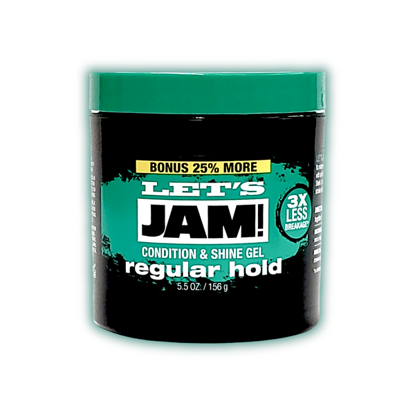 LET'S JAM CONDITION & SHINE GEL (REGULAR HOLD) - Han's Beauty Supply