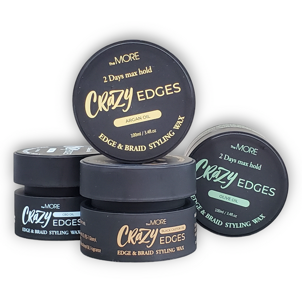 The More Crazy Edges Max Hold Edge & Braid Styling Wax (3.4 fl. oz. / 100mL)