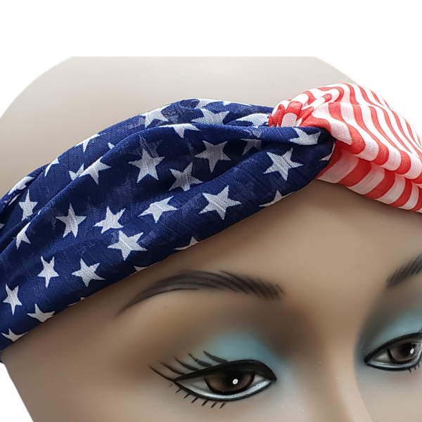 American Flag Head Band