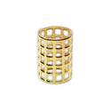 Fashion Accessory Gold Filigree Tube (15mm)