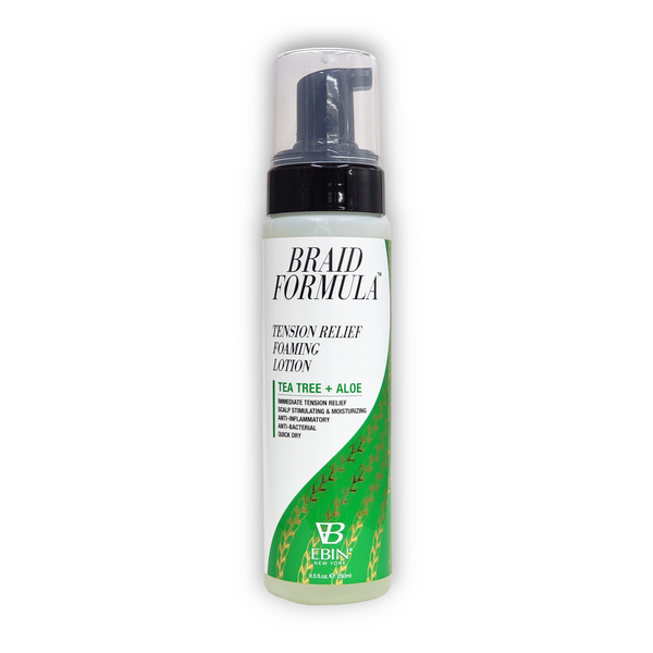 Ebin Braid Formula Tension Relief Foaming Lotion (Tea Tree + Aloe)