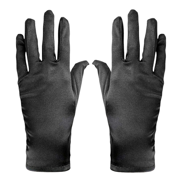 Short Satin Gloves (One-Size)