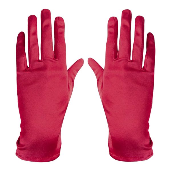 Short Satin Gloves (One-Size)