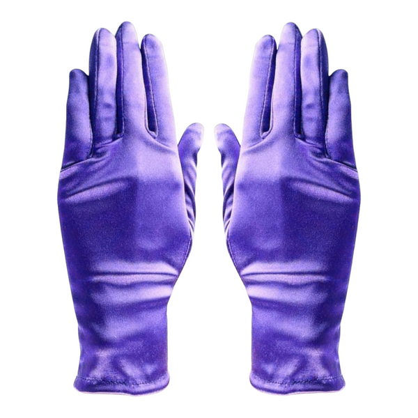 Short Satin Gloves (One-Size)