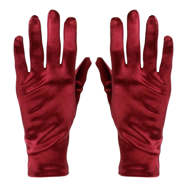 Short Satin Gloves (One-Size)