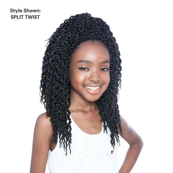 Afri-Naptural Kids Rock Crochet Hair - 3D Cubic Twist (12