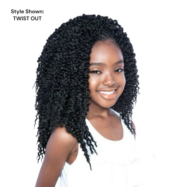 Afri-Naptural Kids Rock Crochet Hair - 3D Cubic Twist (12