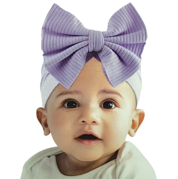 BT Knitted Bow Baby Turban