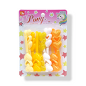 BT Pony Collections Hair Barrettes (3-Heart Design)