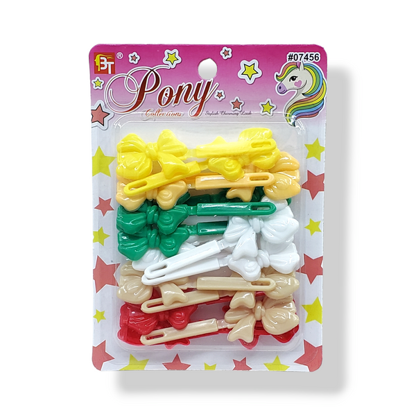 BT Pony Collections Hair Barrettes (Hair Bow Design)