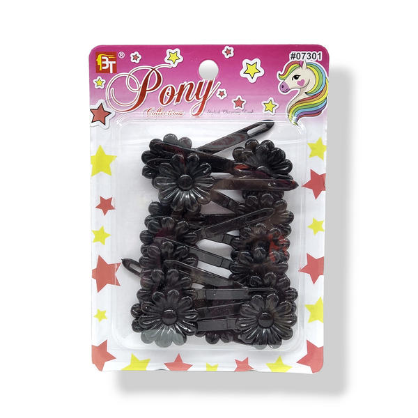 BT Pony Collections Hair Barrettes (Sunflower)