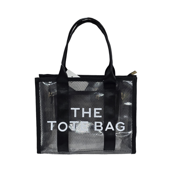 Bebe Fashion Clear Tote Bag