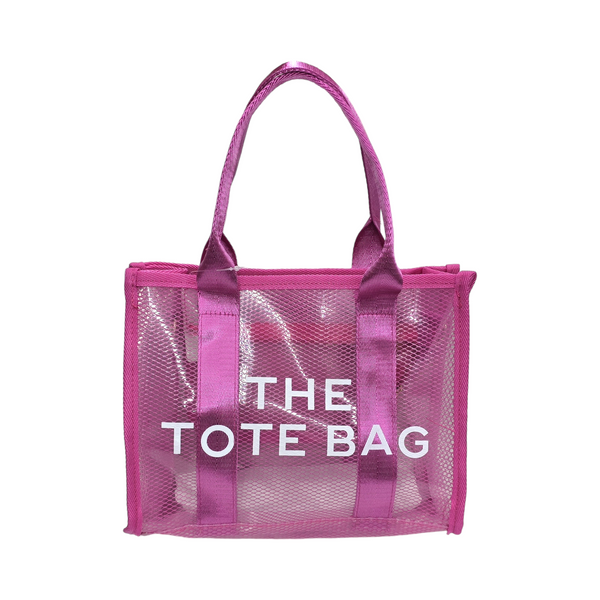 Bebe Fashion Clear Tote Bag