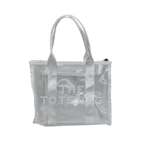 Bebe Fashion Clear Tote Bag