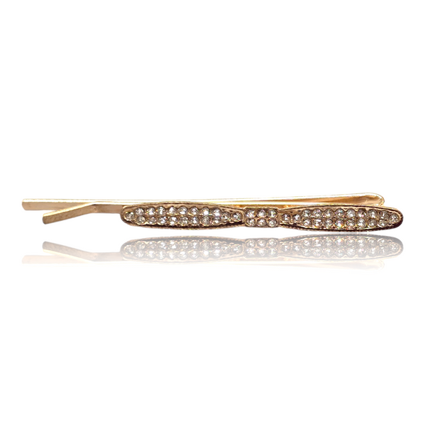 Double-Row Rhinestone Bobby Pins (2-Pack)