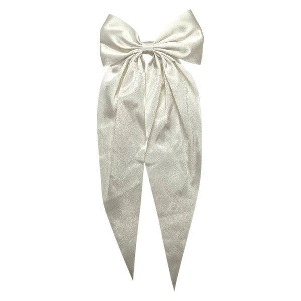 Hair Bow w/ Long Tail (Earth Colors)