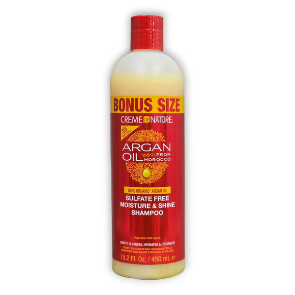 Creme of Nature Argan Oil Sulfate-Free Moisture & Shine Shampoo (BONUS SIZE)