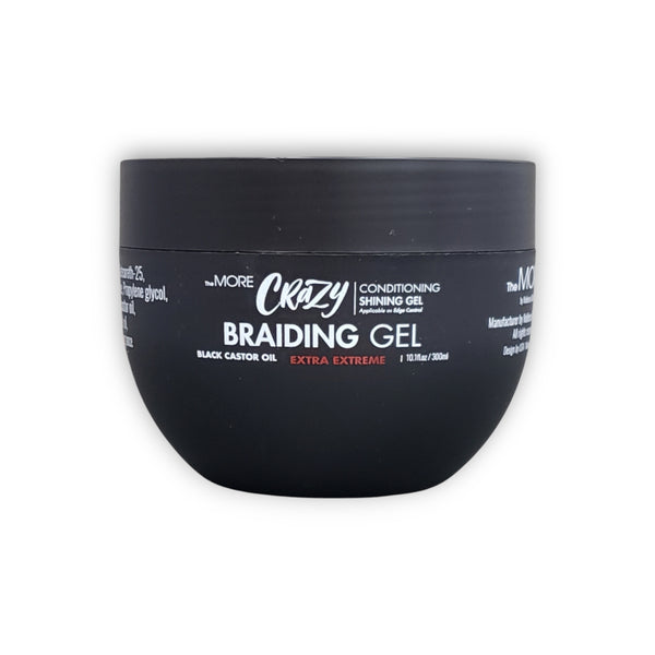 TheMORE Crazy Extra Extreme Braiding Gel (Black Castor Oil)