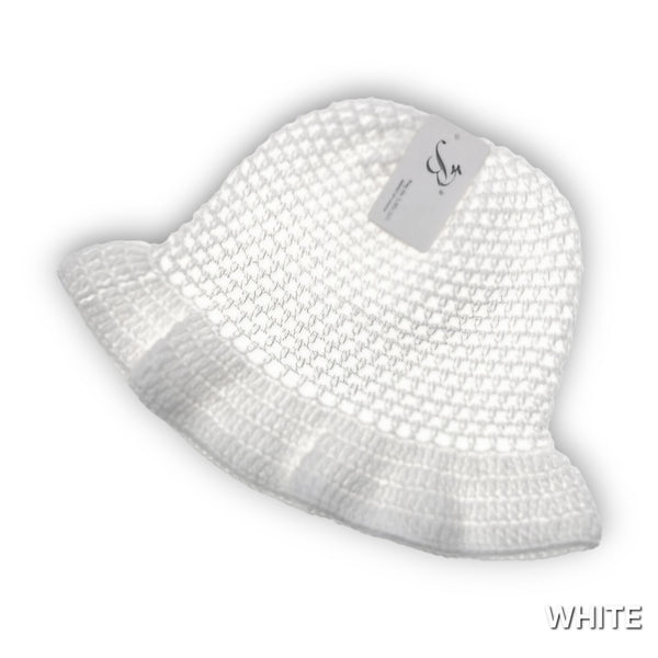 Bebe Fashion Crochet Bucket Hat