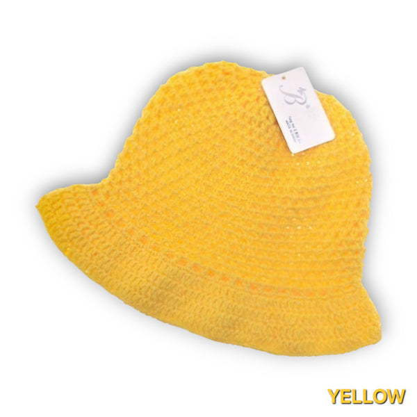 Bebe Fashion Crochet Bucket Hat