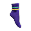 Mardi Gras Slouch Socks (Size 6-8)