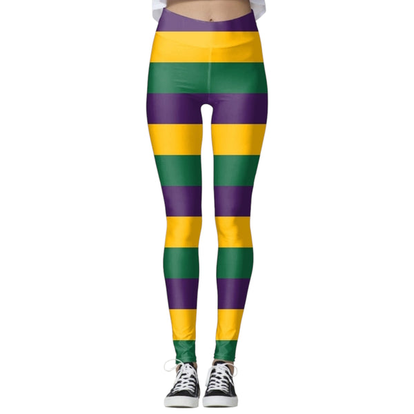 Mardi Gras Leggings