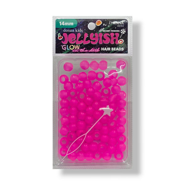 Donna Jellyish Glow-in-the-Dark Hair Beads