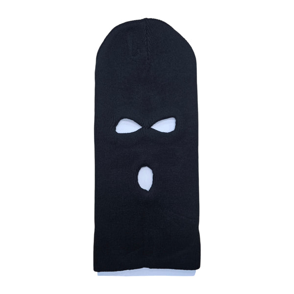 XO Collection Rib-Knit Three Hole Balaclava