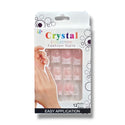 Crystal Collection Pre-Glued Press On Nails