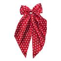 Ashley's Fashion Hair Bow w/ Long Tail (Polka Dots)