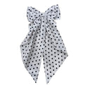 Ashley's Fashion Hair Bow w/ Long Tail (Polka Dots)