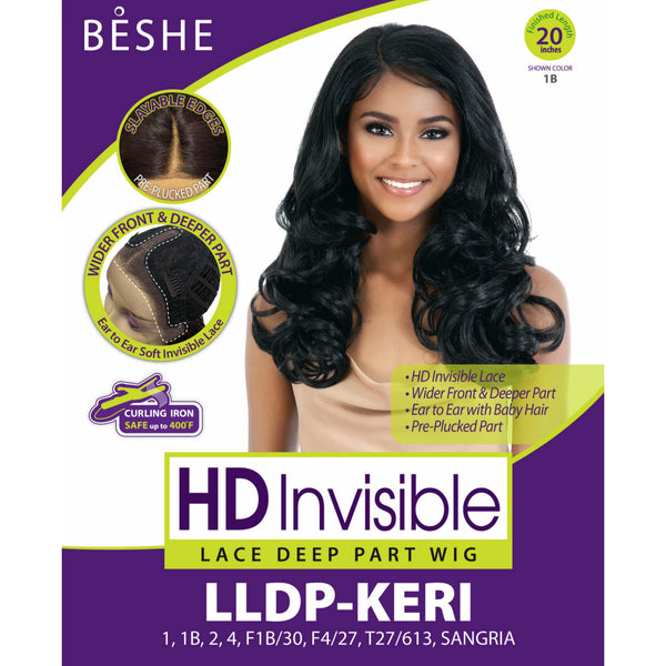 Beshe HD Invisible Lace Deep Part Wig (Style: LLDP- KERI)