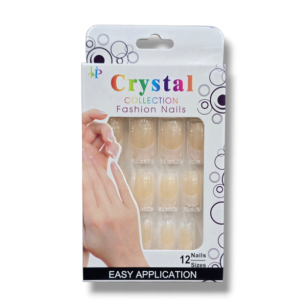 Crystal Collection Pre-Glued Press On Nails