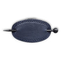 Pastel Collection Faux Leather Barrette w/ Wooden Stick Pin