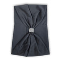 Cotton Stretch Headband w/ Rhinestone Buckle