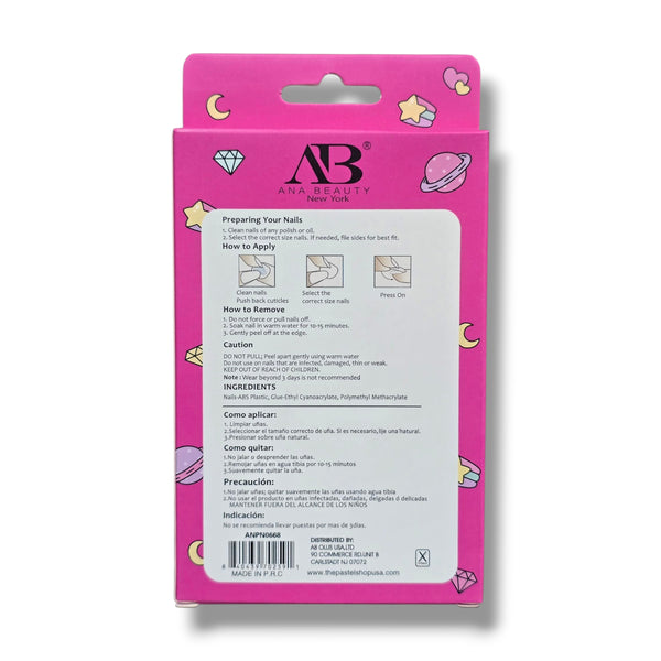 AB Pretty Nail Kids Press-On Nail Set