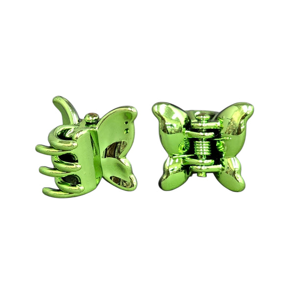 Metallic Mini Butterfly Claw Clips (15 pcs)