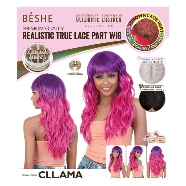 Beshe Ultimate Insider Glueless Lace-Part Wig (Style: CLL.AMA)