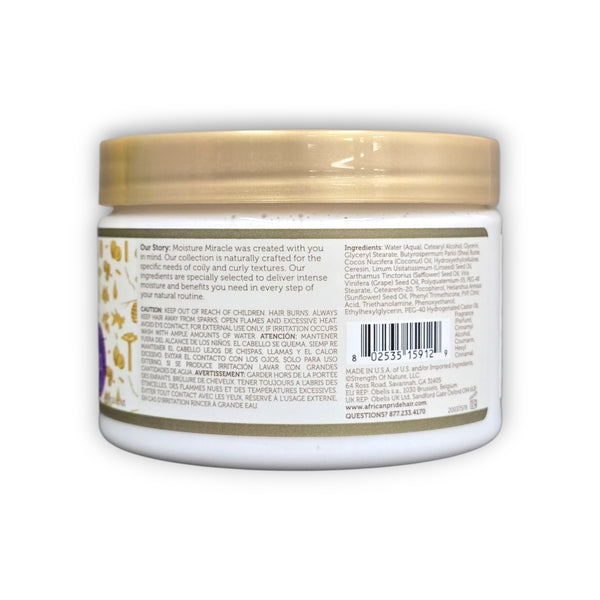 African Pride Moisture Miracle Shea Butter & Flaxseed Oil Moisture & Define Curling Cream