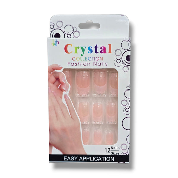 Crystal Collection Pre-Glued Press On Nails