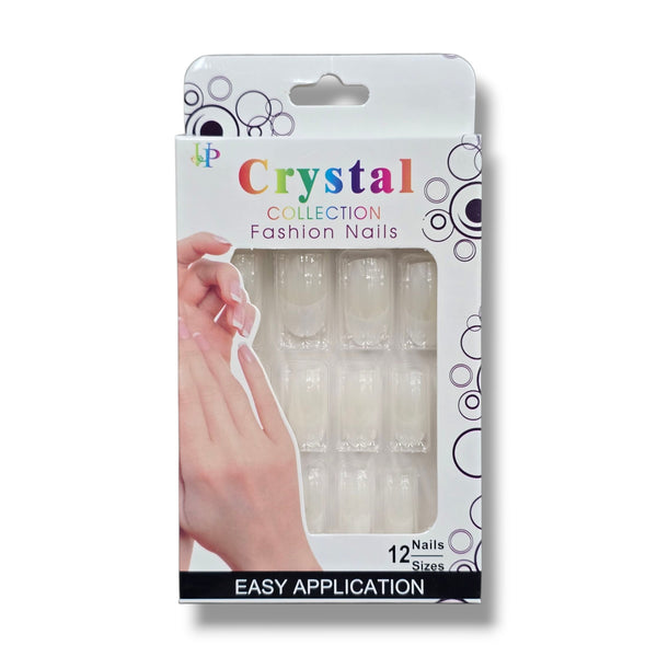 Crystal Collection Pre-Glued Press On Nails