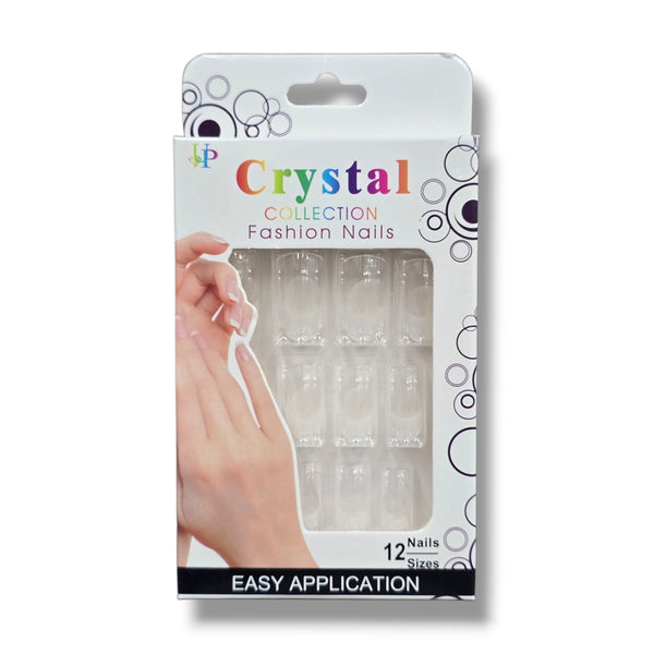 Crystal Collection Pre-Glued Press On Nails