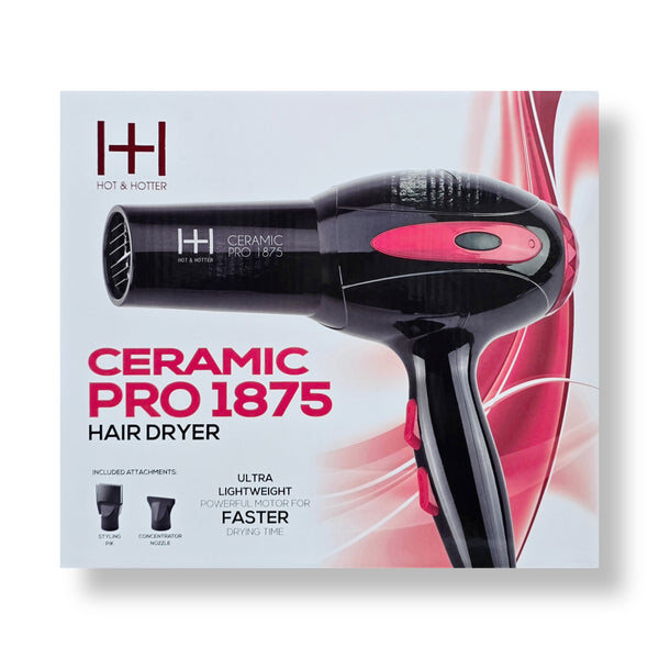 Hot & Hotter Ceramic Pro 1875 Hair Dryer