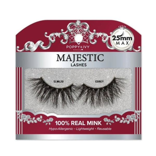 POPPY & IVY MAJESTIC 25mm MINK MAX LASHES - Han's Beauty Supply