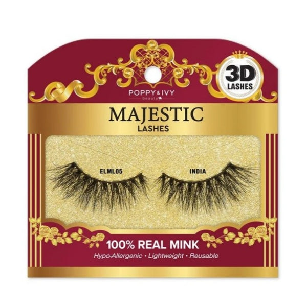 POPPY & IVY MAJESTIC MINK 3D LASHES - Han's Beauty Supply