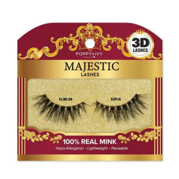 POPPY & IVY MAJESTIC MINK 3D LASHES - Han's Beauty Supply