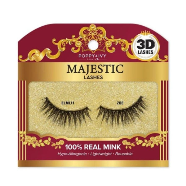 POPPY & IVY MAJESTIC MINK 3D LASHES - Han's Beauty Supply