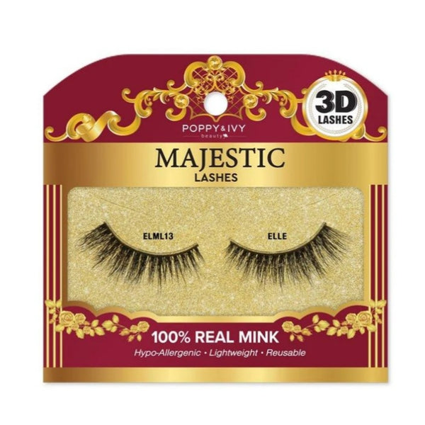 POPPY & IVY MAJESTIC MINK 3D LASHES - Han's Beauty Supply